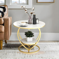 Luxury Round Side & Coffee Table