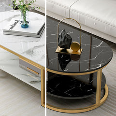Luxury Oval Center Table