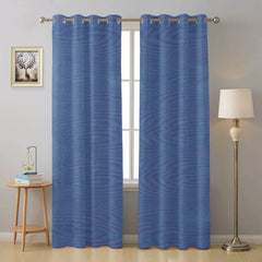 Luxury Duck Fabric Curtain - Sky Blue