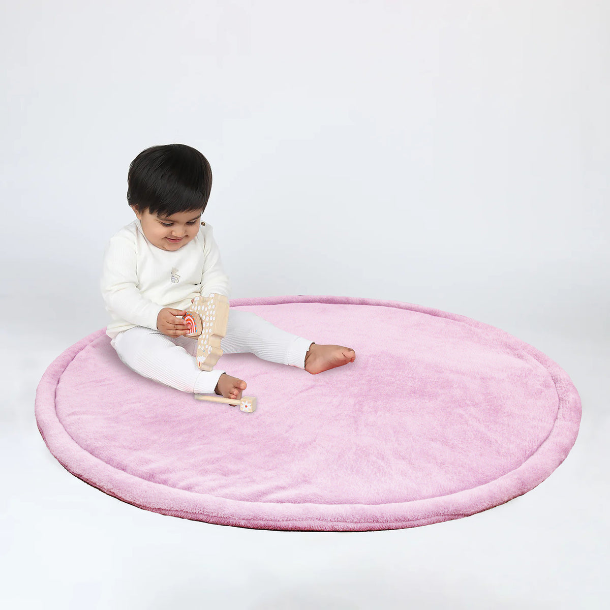 Baby Fleece playmat - pink