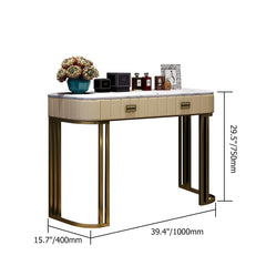 Luxury Nordic 2-Drawer Makeup vanity  Console Table