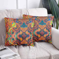 Pack of 2 printed cushion covers