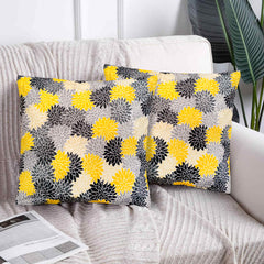 Pack of 2 printed cushion covers