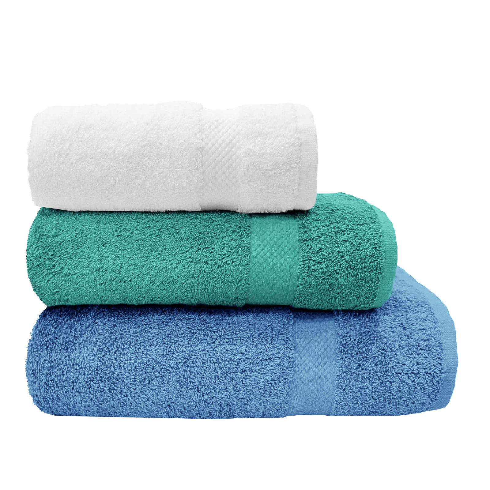 100% Pure Luxury Egyptian Serene Cotton Bath Towel 3 Pc set