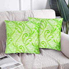 Pack of 2 jacquard printed cushion covers