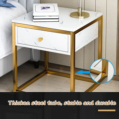 Luxury Bedroom Nightstand Side Table with Drawer