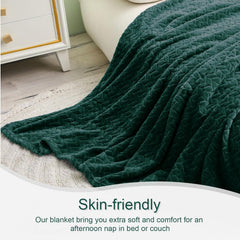 Ultra Soft & Cozy Fleece Blanket - green