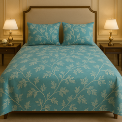 3 piece bedsheet Delicate Vines _ PB0010