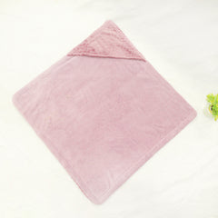 reversible Baby Fleece Swaddle - pink