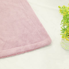 reversible Baby Fleece Swaddle - pink