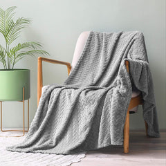 Ultra Soft & Cozy Fleece Blanket - Grey