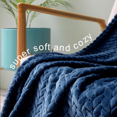 Ultra Soft & Cozy Fleece Blanket - Blue