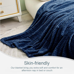 Ultra Soft & Cozy Fleece Blanket - Blue