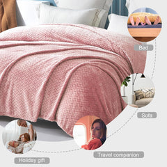 Ultra Soft & Cozy Fleece Blanket - Pink