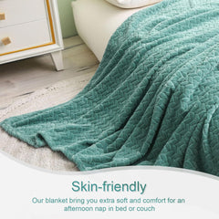 Ultra Soft & Cozy Fleece Blanket - Teal