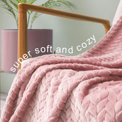 Ultra Soft & Cozy Fleece Blanket - Pink