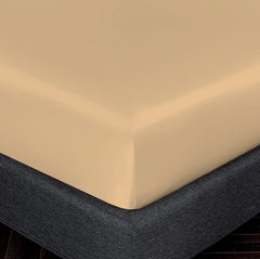 Silk Fitted Sheet - Golden