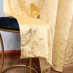 Luxury Sprinkle Design Velvet Curtain - Golden