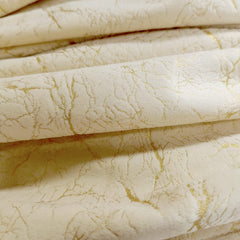 Luxury Sprinkle Design Velvet Curtain - Cream