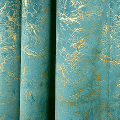 Luxury Sprinkle Design Velvet Curtain - Green