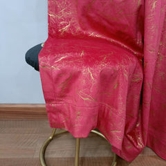 Luxury Sprinkle Design Velvet Curtain - Red