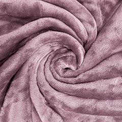 Super Soft Reversible Sherpa Fleece Blanket 350gsm- Pink