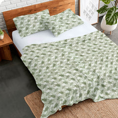 3 piece bedsheet Fern Leaf _ PB0015