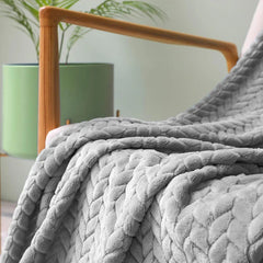 Ultra Soft & Cozy Fleece Blanket - Grey