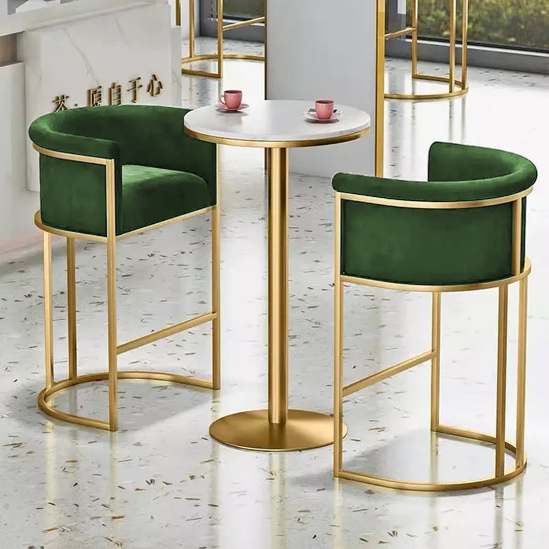 Luxury Space Saver Dining Table & Chairs- 3 Pcs (Green)
