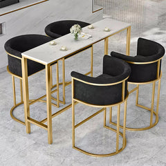 Luxury Space Saver Dining Table & Chairs- 5 Pcs