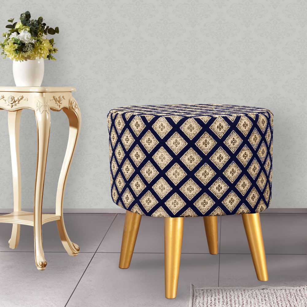 Dressing table stool, footrest wooden stool