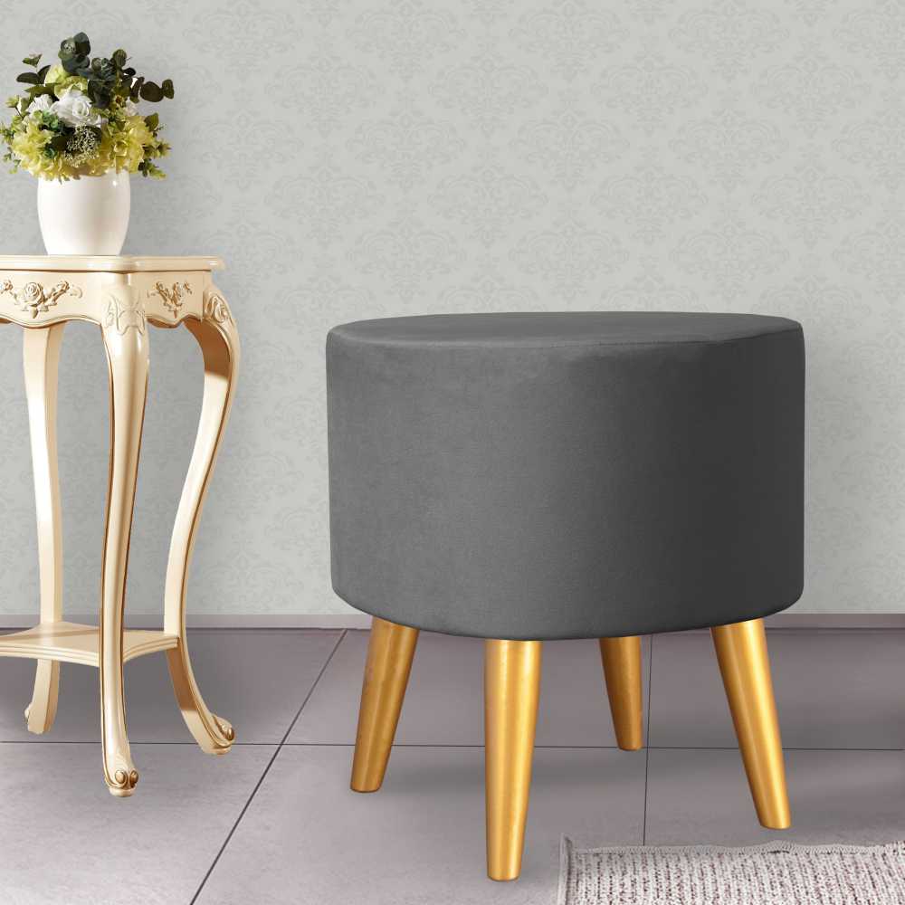 Dressing table stool, footrest wooden stool