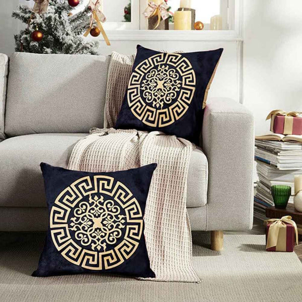 Gold silk outlet cushions