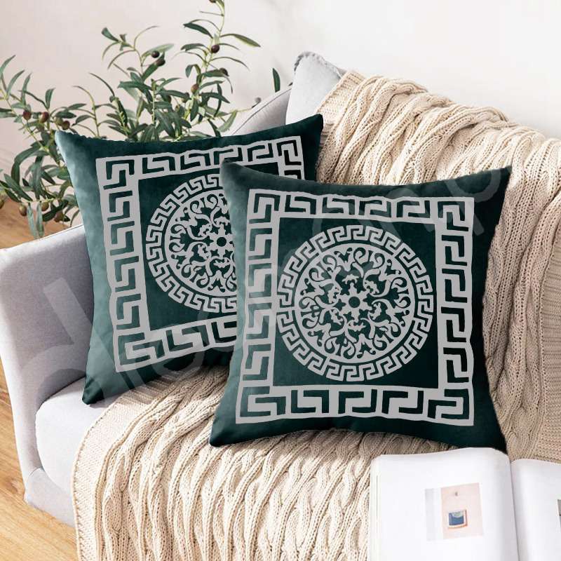 Pack Of 2 Velvet Cushion Covers