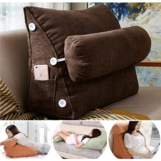 Triangular back support cushion | Back rest cushion | fLoor Cushion 