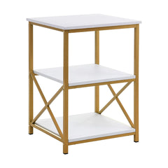 Luxury three Tier Square Side Table